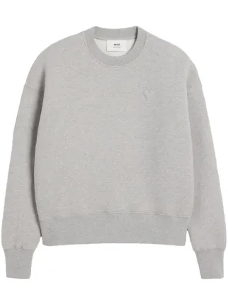 【関税込み】AMI Paris グレー Ami de Coeur スウェットシャツ AMI Paris Ami De Coeur スウェットシャツ | グレー | FARFETCH JP
