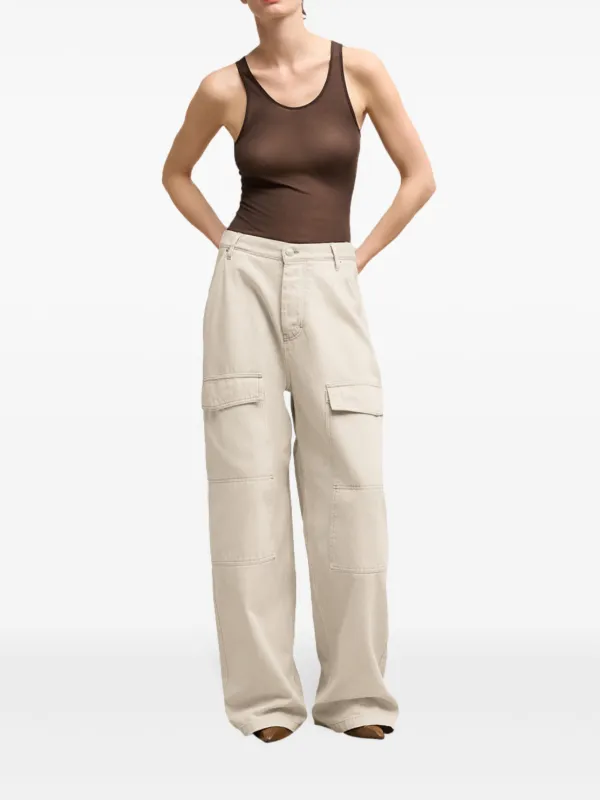 AMI Paris Worker バギージーンズ | ニュートラル | FARFETCH JP