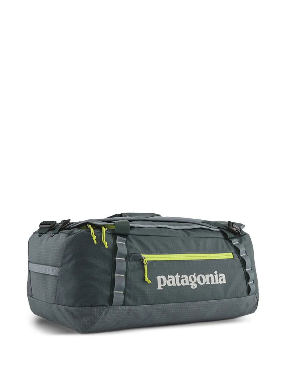 Patagonia logo duffel backpack Groen