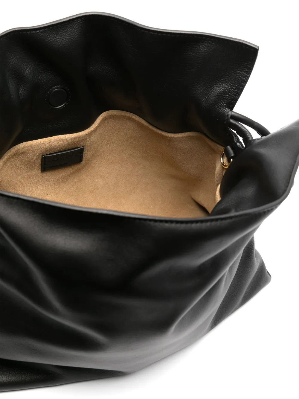 Shop Loewe Medium Flamenco Clutch Bag In Black