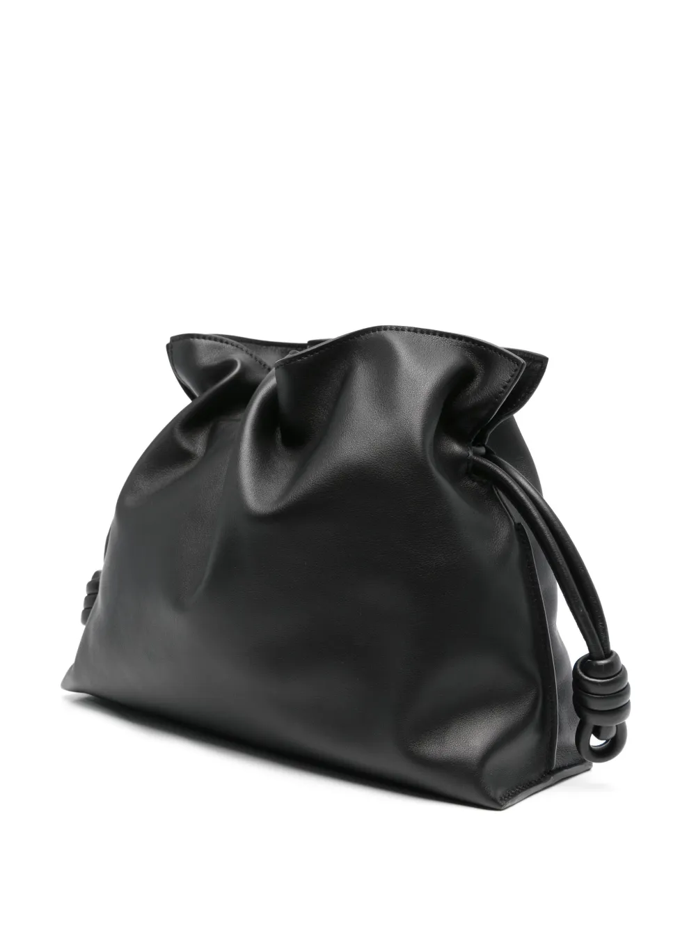 Shop Loewe Medium Flamenco Clutch Bag In Black