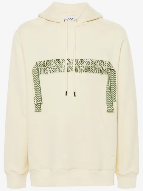 Lanvin hoodie con logo bordado