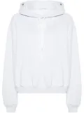 Alexander Wang logo-print cotton hoodie - Grey