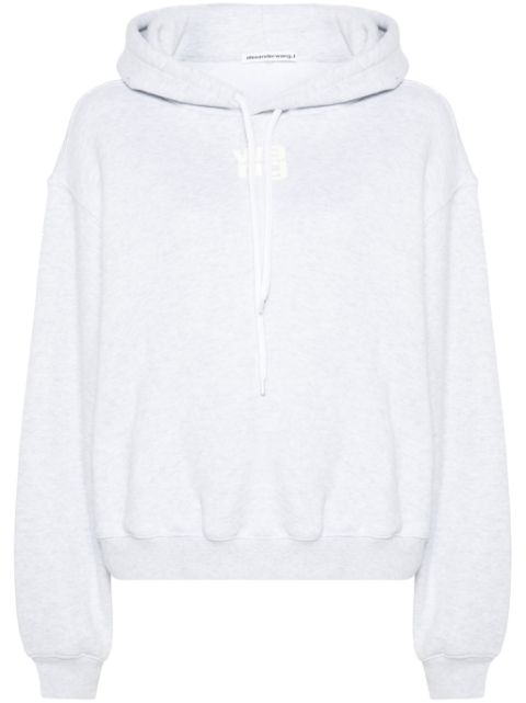 Alexander Wang logo-print cotton hoodie Women