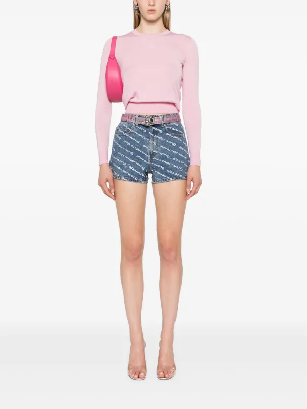 Alexander Wang インターシャ セーター | ピンク | FARFETCH JP