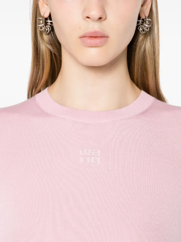 Alexander Wang インターシャ セーター | ピンク | FARFETCH JP