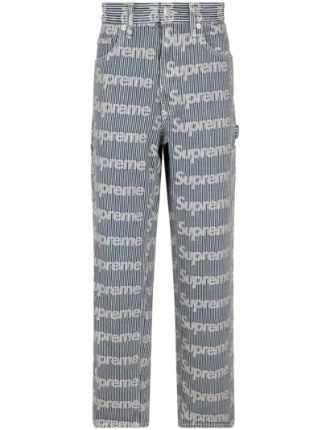 Supreme Denim Painter Pants | Blue | FARFETCH PL