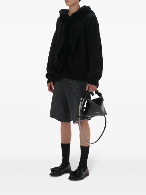 JW Anderson ジップアップ パーカー | ブラック | FARFETCH JP