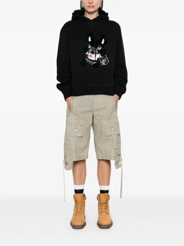 DSQUARED2 Ciro Cool Cotton Hoodie | Black | FARFETCH JO