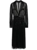 Dolce & Gabbana sequin-embellished midi dress - Black