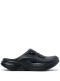 HOKA Ora Recovery round-toe slippers - Black