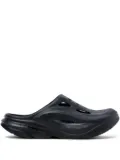 HOKA Ora Recovery round-toe slippers - Black