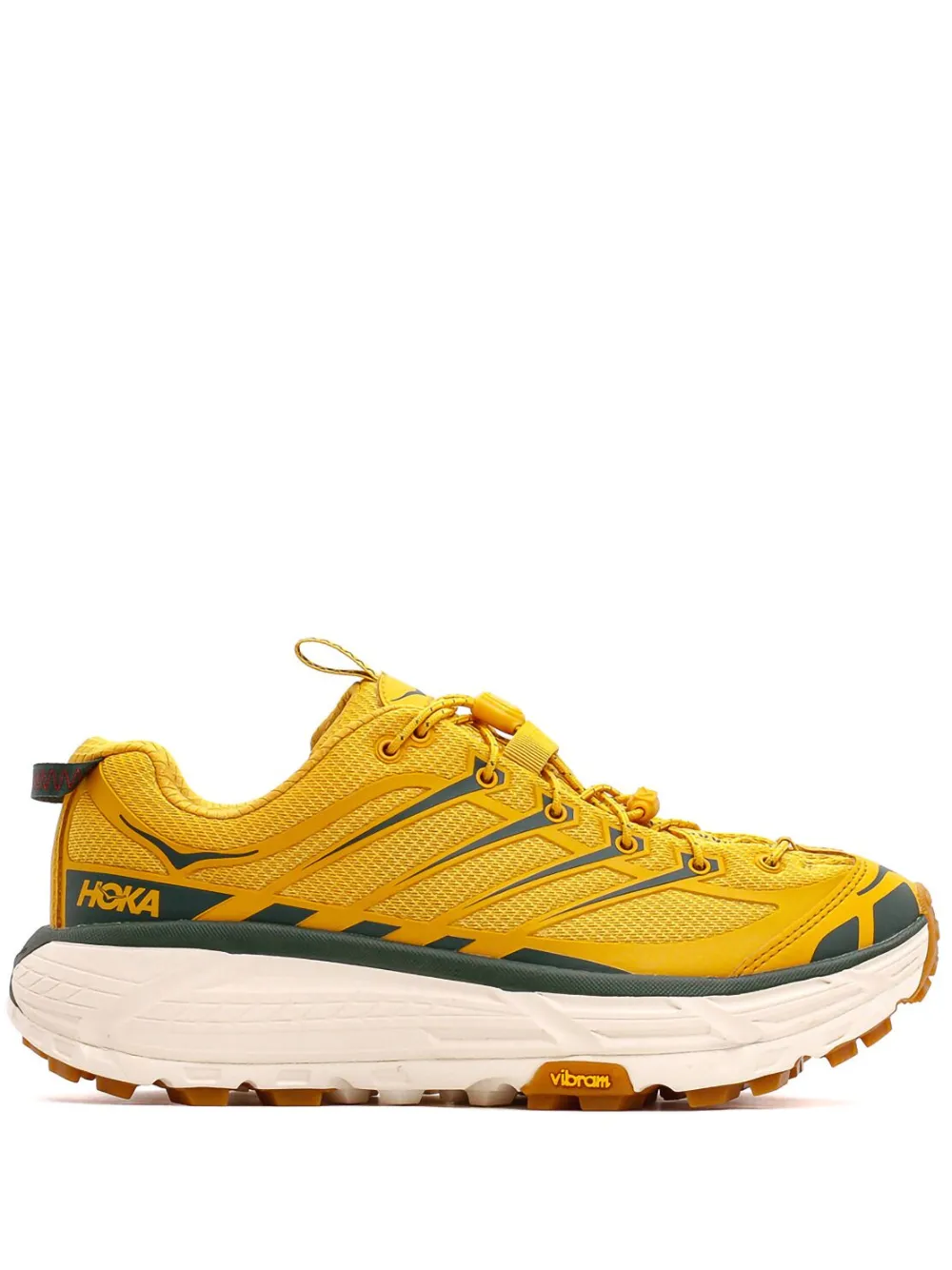 HOKA Mafate Three2 "Golden Yellow Effnog" sneakers Brown