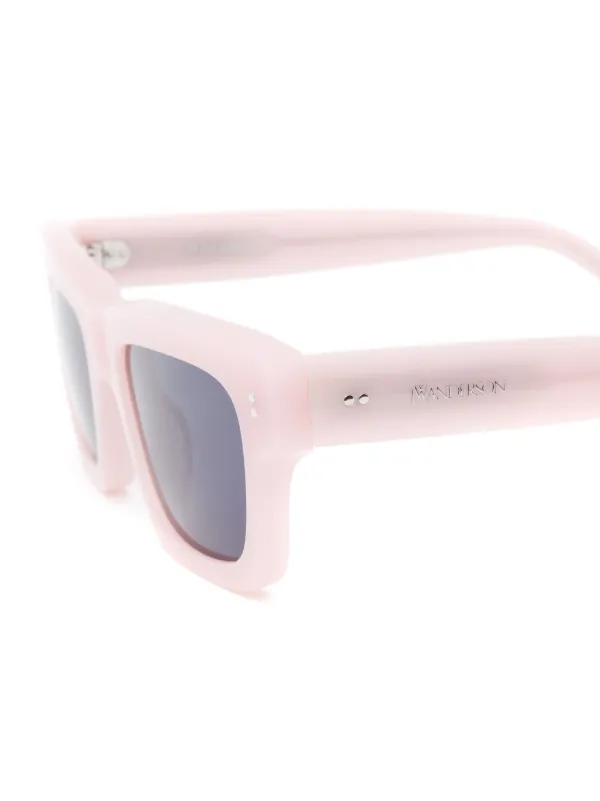 JW ANDERSON ジェイダブリュアンダーソン サングラス ピンク JW Anderson Rectangle サングラス | ピンク | FARFETCH JP