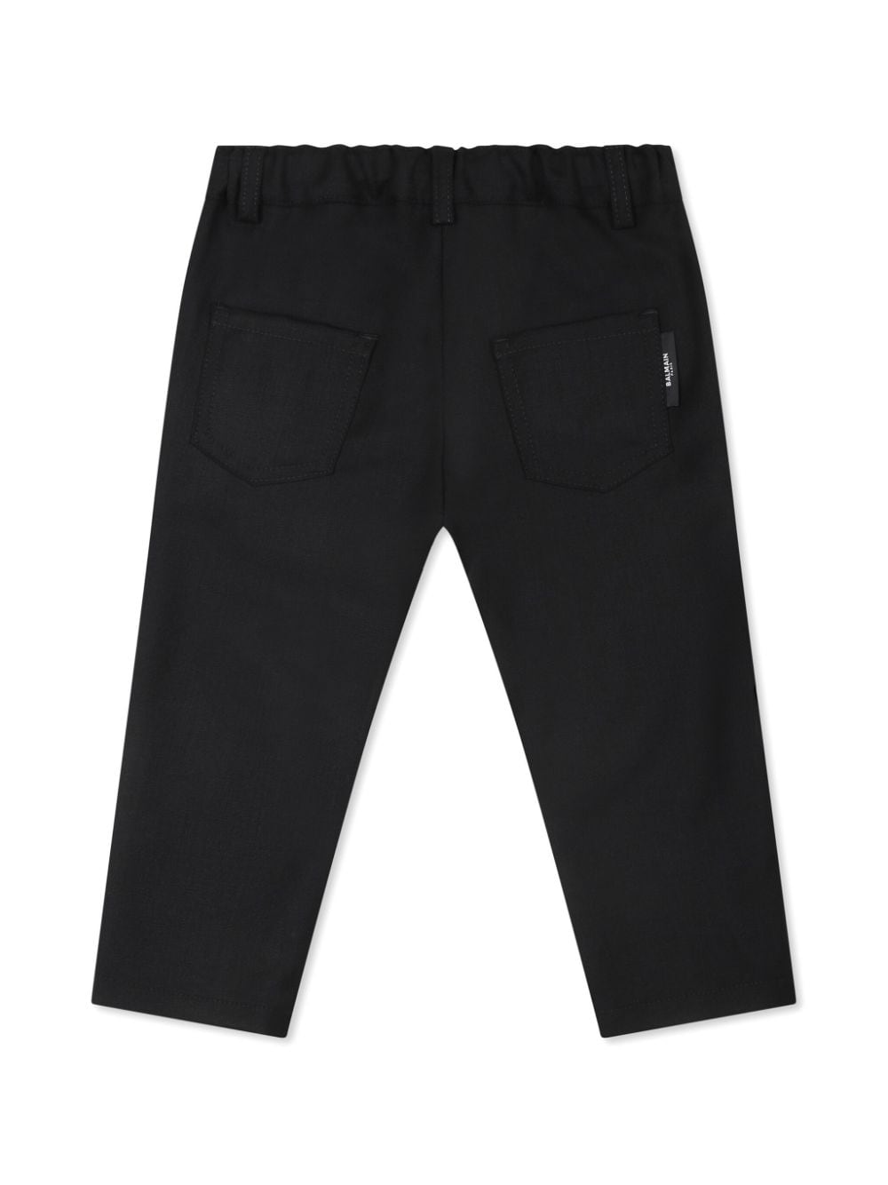 Balmain Kids Broek met logopatch - Zwart