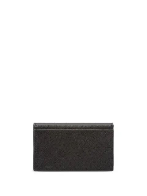 Prada triangle-logo leather cardholder 1MC122QHH - 1