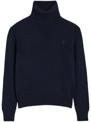 AMI Paris Ami De Coeur セーター | ブラック | FARFETCH JP