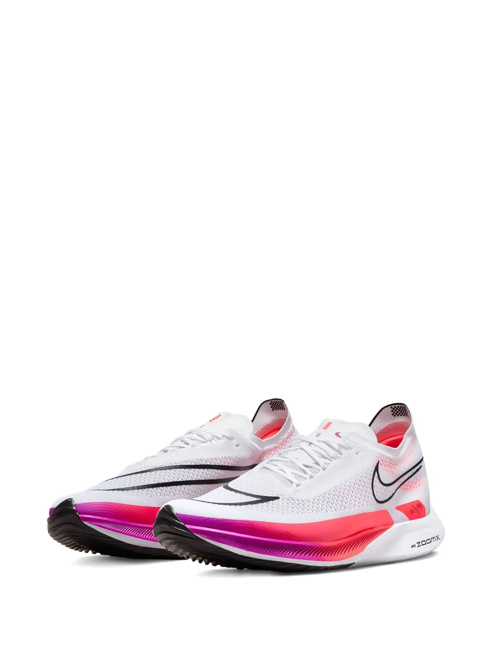 Nike ZoomX StreakFly "White/Flash Crimson/Hyper Violet/Black" sneakers | Low-Tops | Image 2