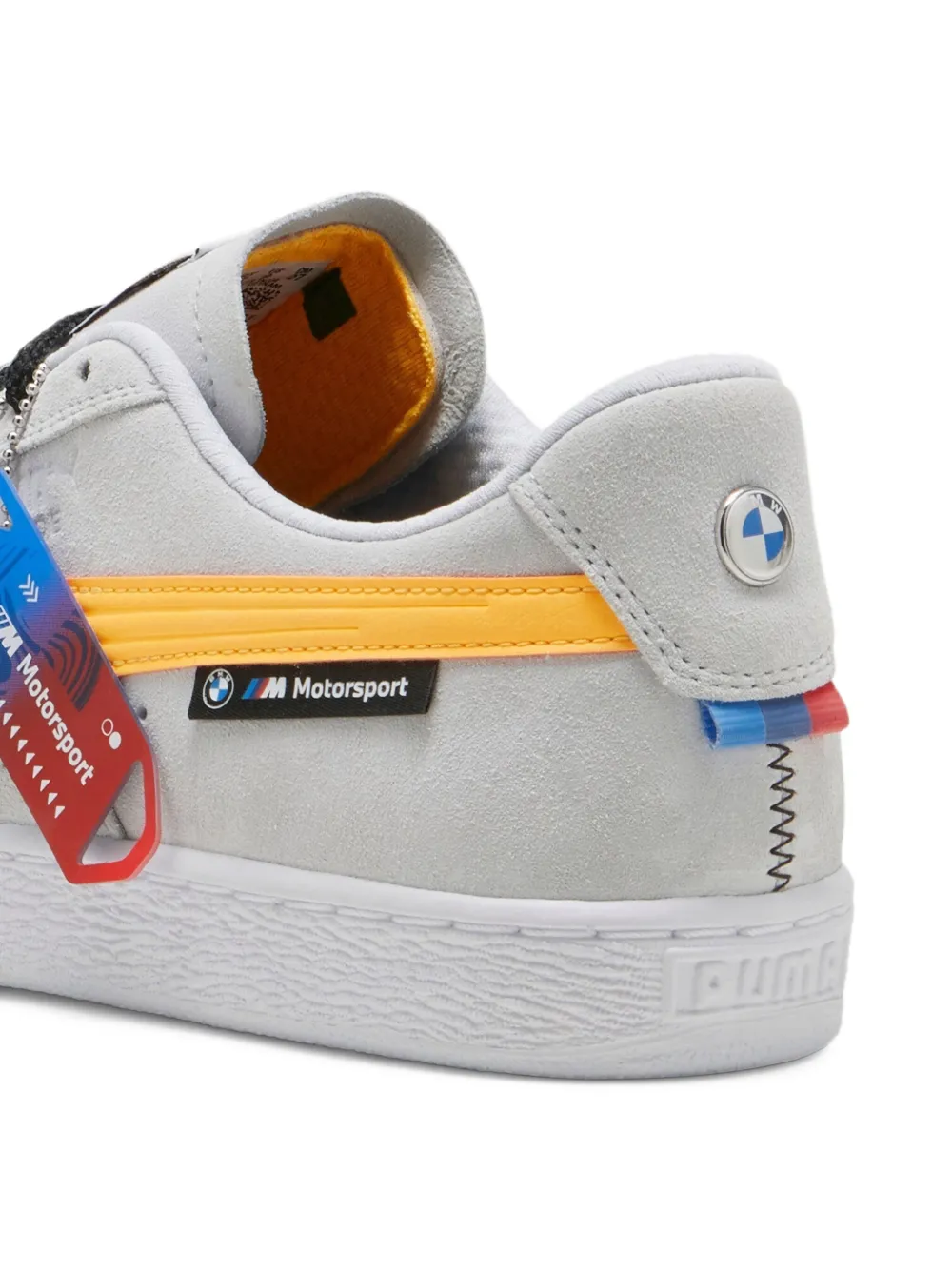 PUMA x BMW Motorsport suede low-top sneakers Grey