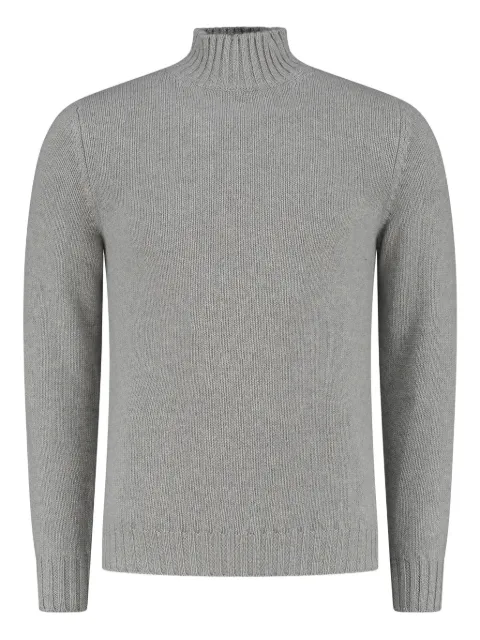 Fedeli Gestrickter Pullover mit Stehkragen