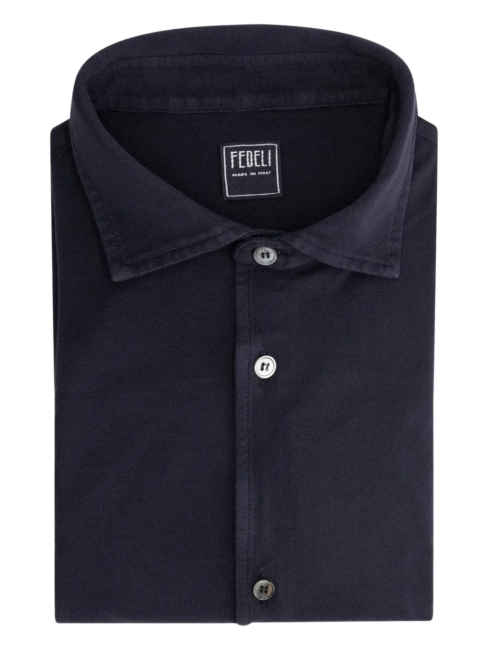 Fedeli button-up shirt - Blauw