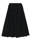 The Row drawstring pleated skirt - Black