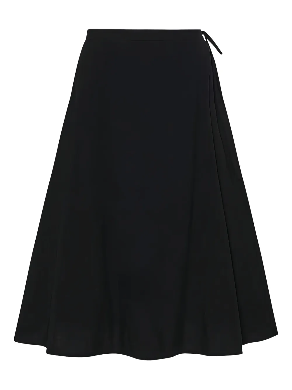 The Row Drawstring Pleated Skirt In Black