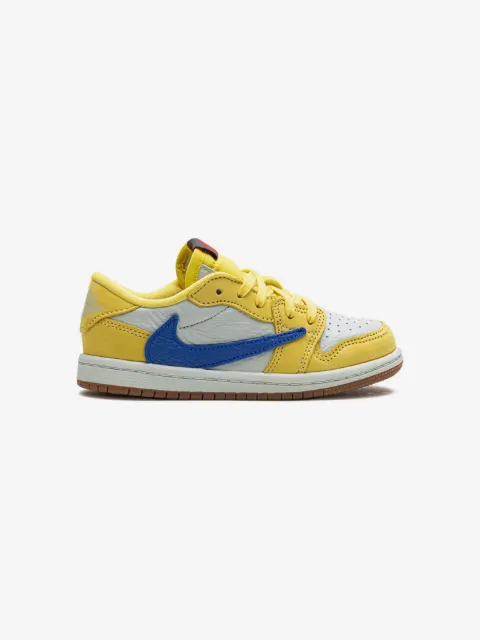 Jordan Kids x Travis Scott Air Jordan 1 Retro Low OG SP "Canary" sneakers