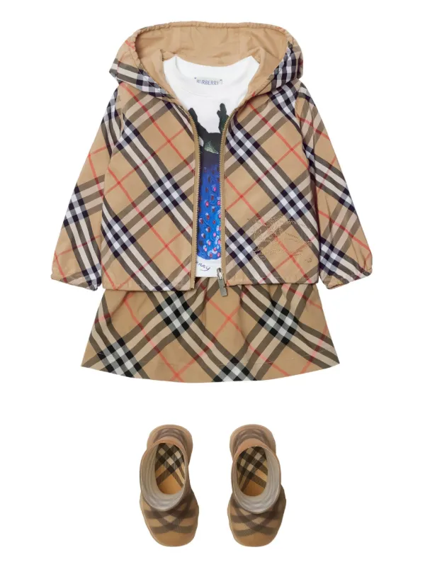 Burberry Kids Novaチェック スカート | ニュートラル | FARFETCH JP