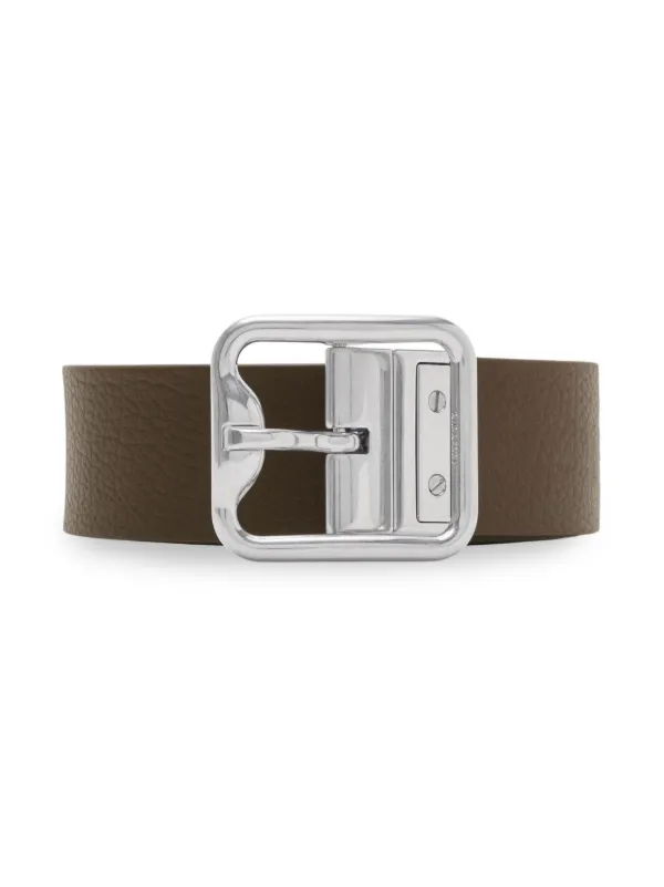 Burberry Reversible Check B Buckle Belt | Brown | FARFETCH