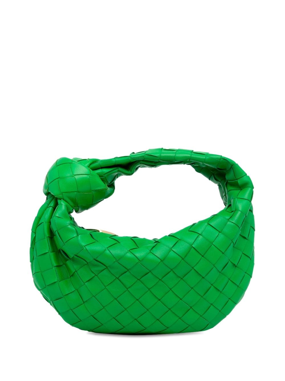 Pre-owned Bottega Veneta 2012-2023 Mini Intrecciato Jodie Handbag In Green