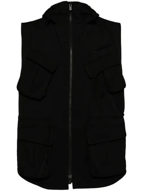 Yohji Yamamoto zipped vest