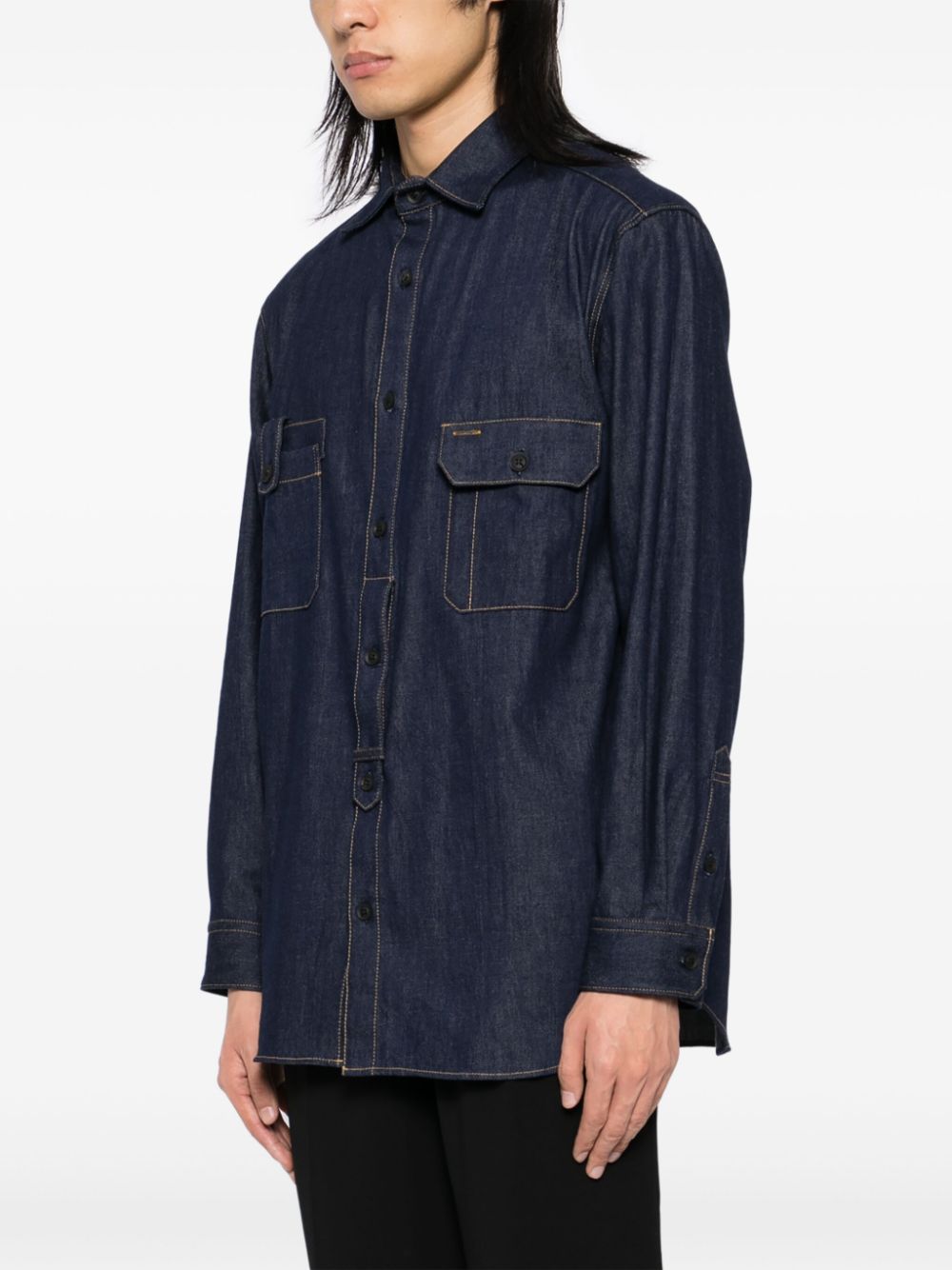 YOHJI YAMAMOTO FLAP POCKET SHIRT 