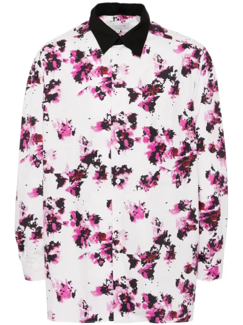Yohji Yamamoto camisa con estampado Khadi Flower
