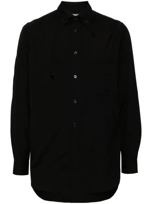 Chemise en popeline à coutures en chaîne - Yohji Yamamoto - Modalova