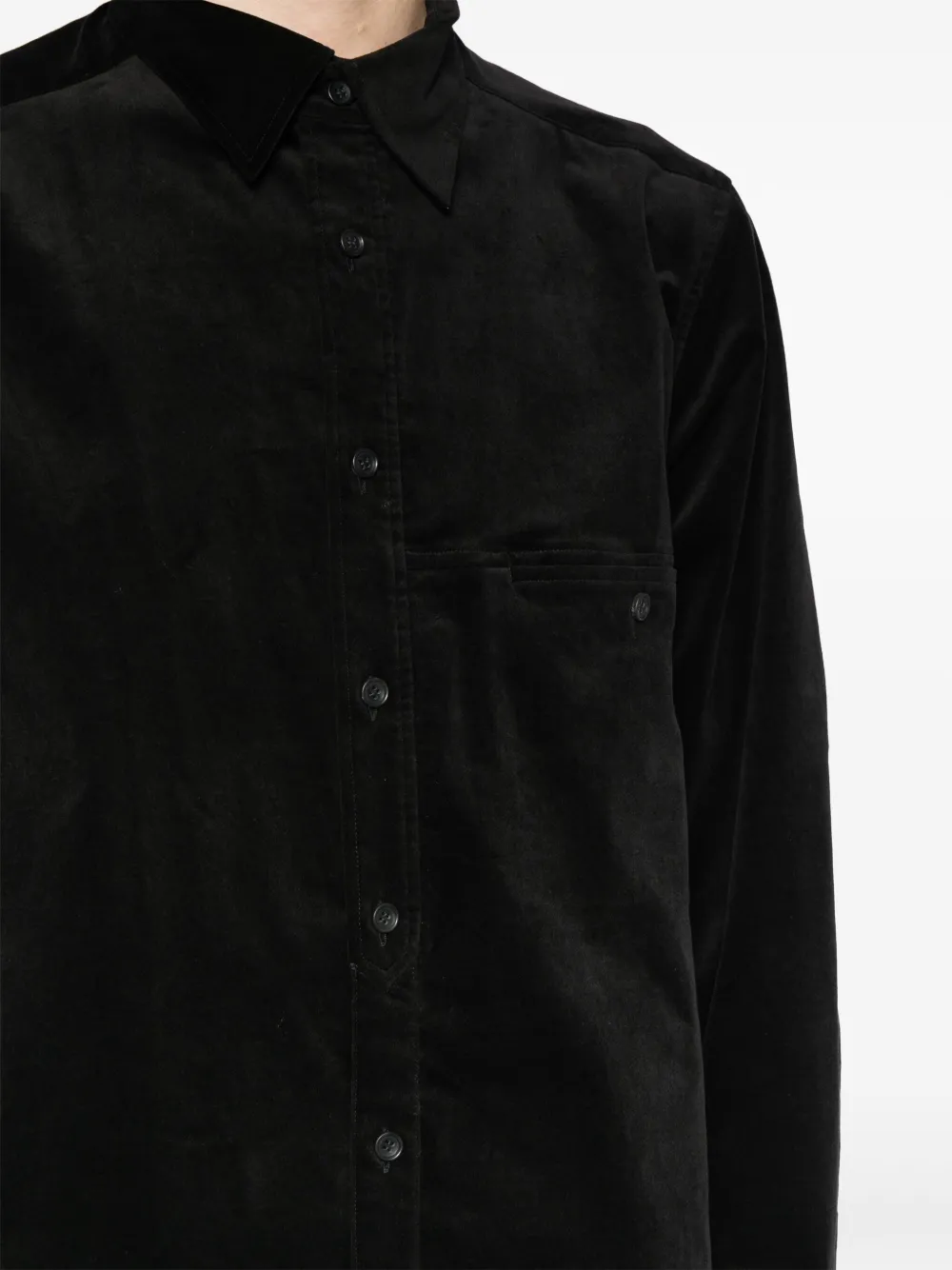 Yohji Yamamoto Overhemd Zwart