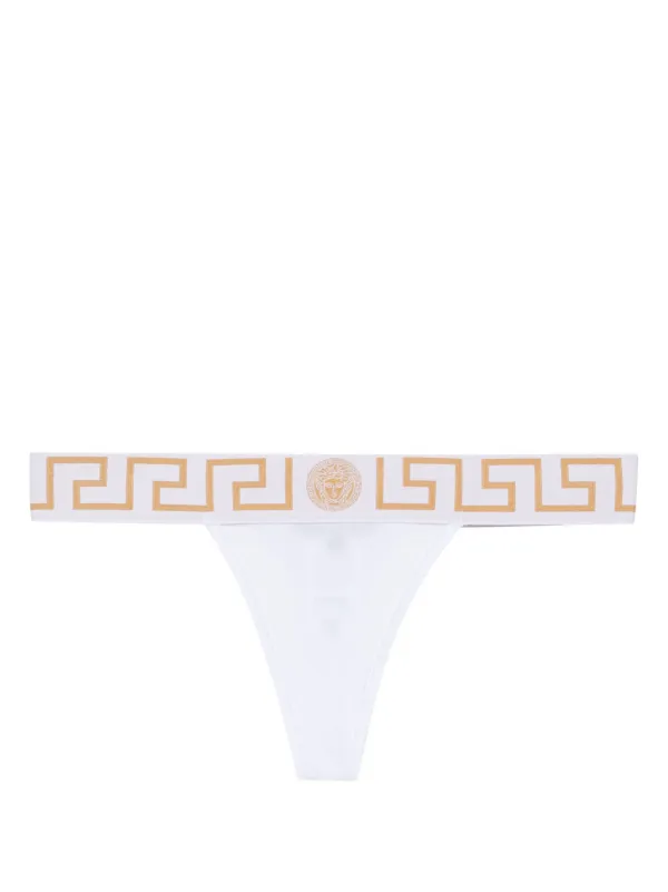 【関税込み】Versace Underwear ホワイト グレカ ソング グレカ ボーダー ソング ホワイト | VERSACE JP