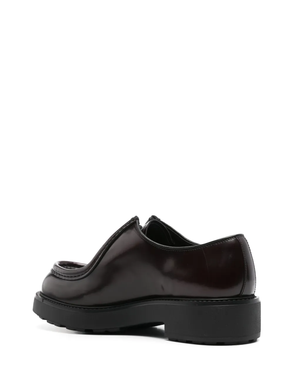 Prada Derby schoenen van geborsteld leer Rood