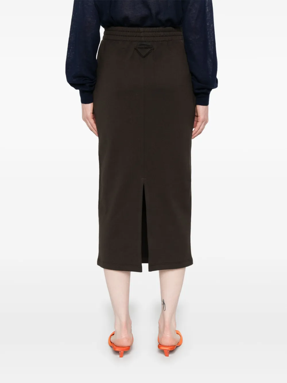 Prada Jersey mini-rok Bruin