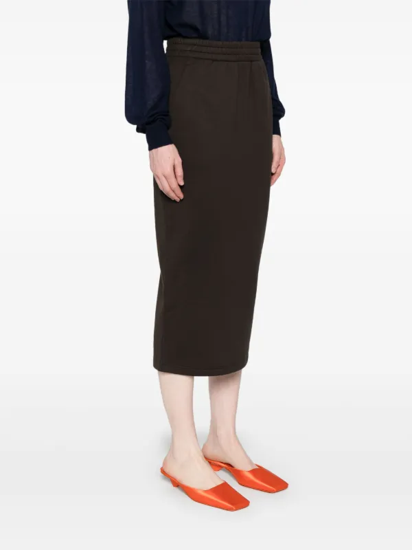 Prada ジャージー スカート | ブラウン | FARFETCH JP