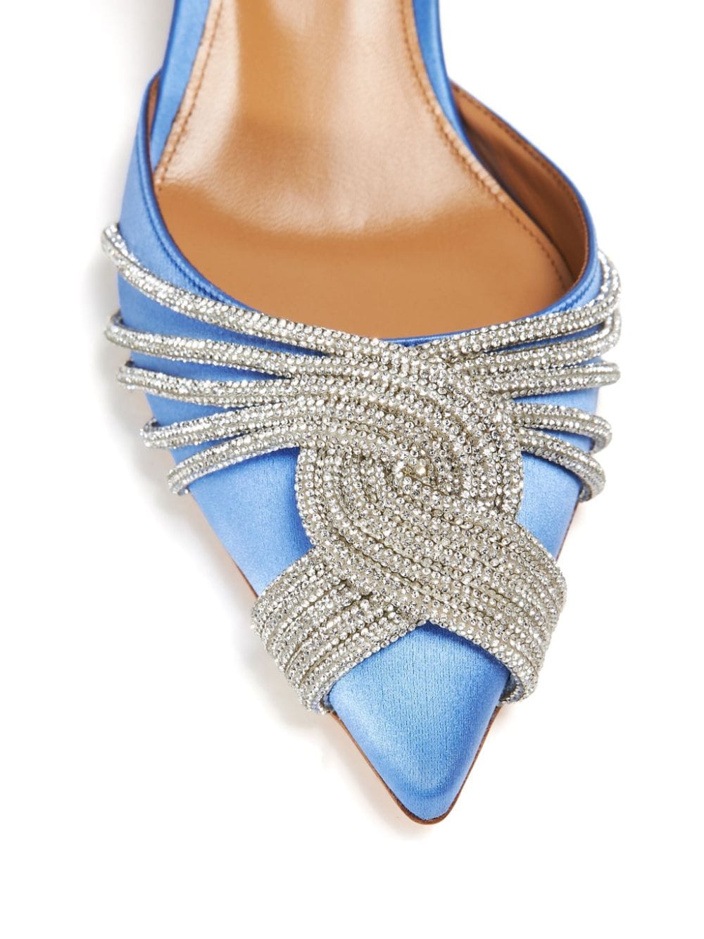 Aquazzura Gatsby slingback pumps Blauw