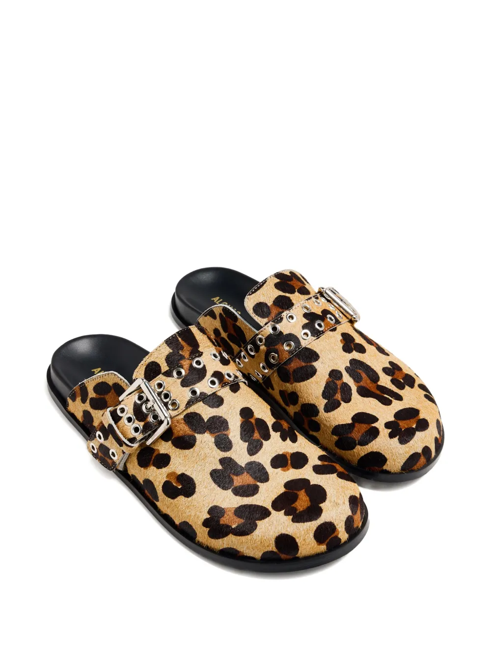 ALOHAS Halia leopard-print buckled mules | Flat Mules | Image 2