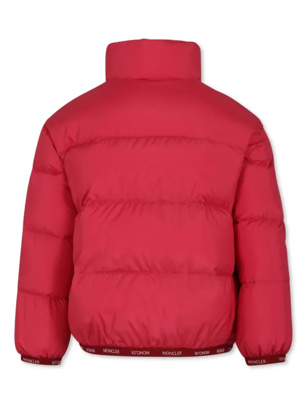 Moncler red puffer jacket women's hotsell