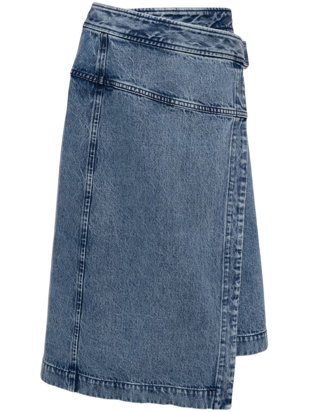 Denim wrap skirt uk shop