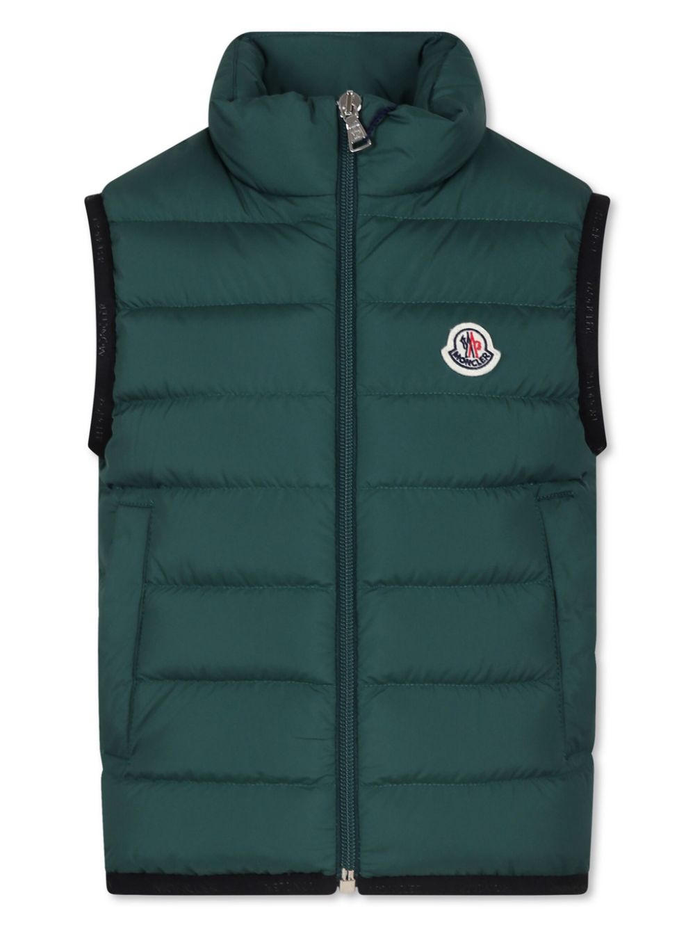 Moncler Enfant Bodywarmer met logopatch Groen