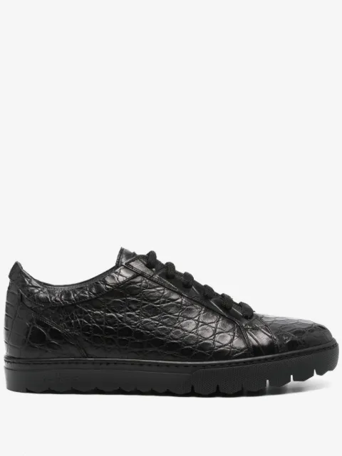 Kiton tenis con efecto de piel de cocodrilo en relieve