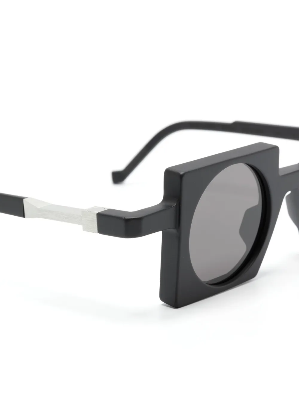 VAVA Eyewear BL0034 zonnebril met vierkant montuur Zwart