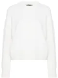 Fabiana Filippi crew-neck merino jumper - White