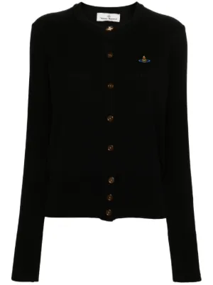 Vivienne Westwood Bea クロップド カーディガン | ブラック | FARFETCH JP