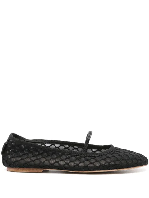 A.P.C. embroidered ballerina shoes
